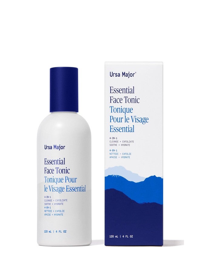Ursa Major Essential Face Tonic | 4-in-1 Natural Toner to Cleanse, Exfoliate, Soothe and Hydrate | Vegan, Cruelty-Free, Non-Toxic | 4 Ounces - Image 1
